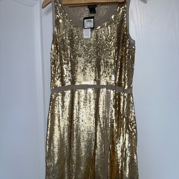 #2- Club Monaco. Silk and sequin dress. New with Tags! - Picture 10 of 13